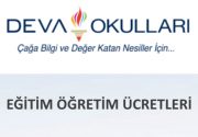 Özel Deva Okulları Eğitim Öğretim Kayıt Ücretleri