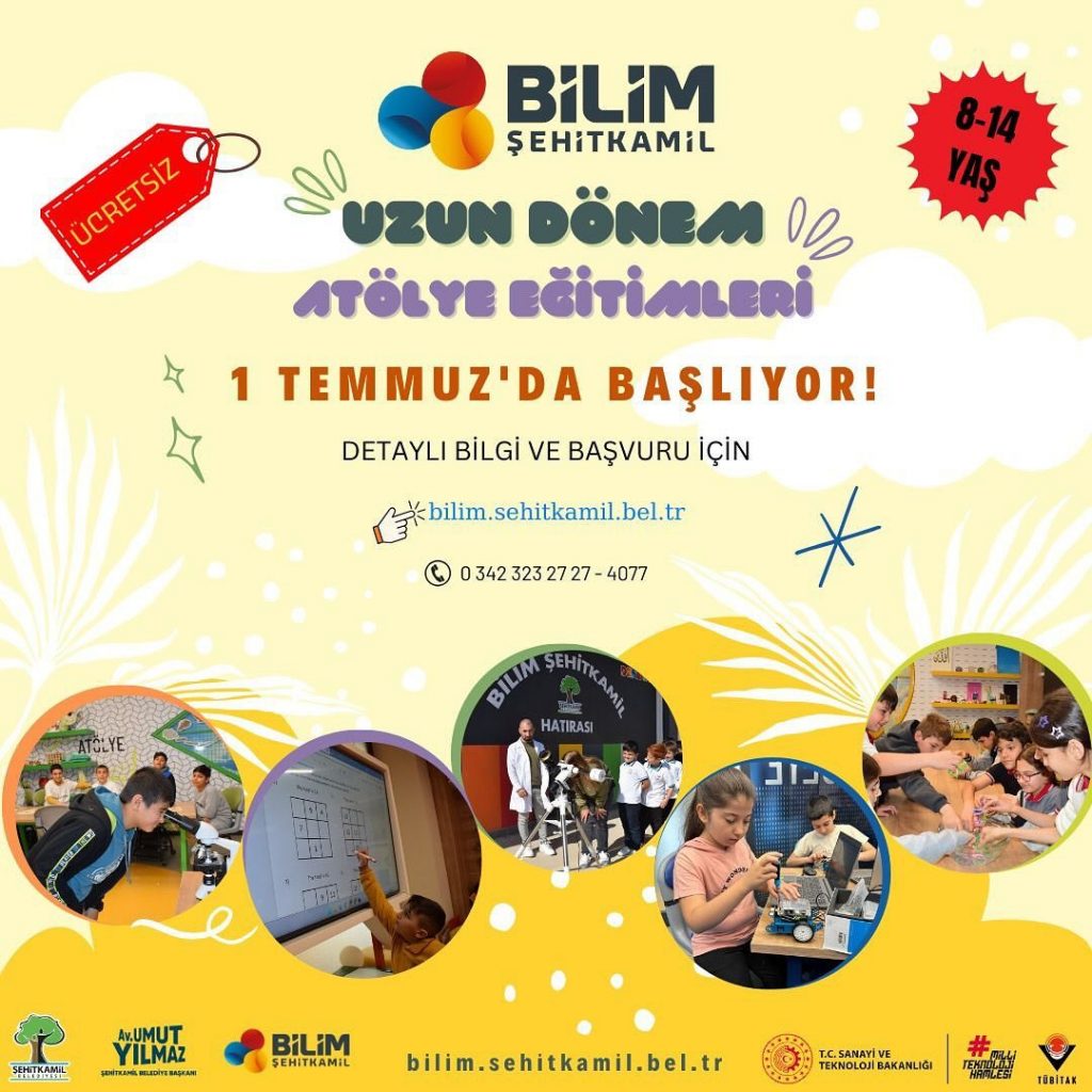 Bilim Şehitkamilde Yaz Tatili Programı